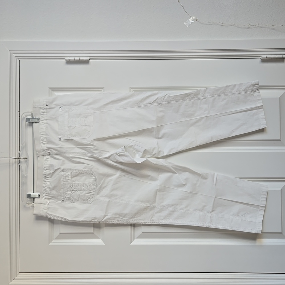 White Cargo Pants - Picture 10 of 10